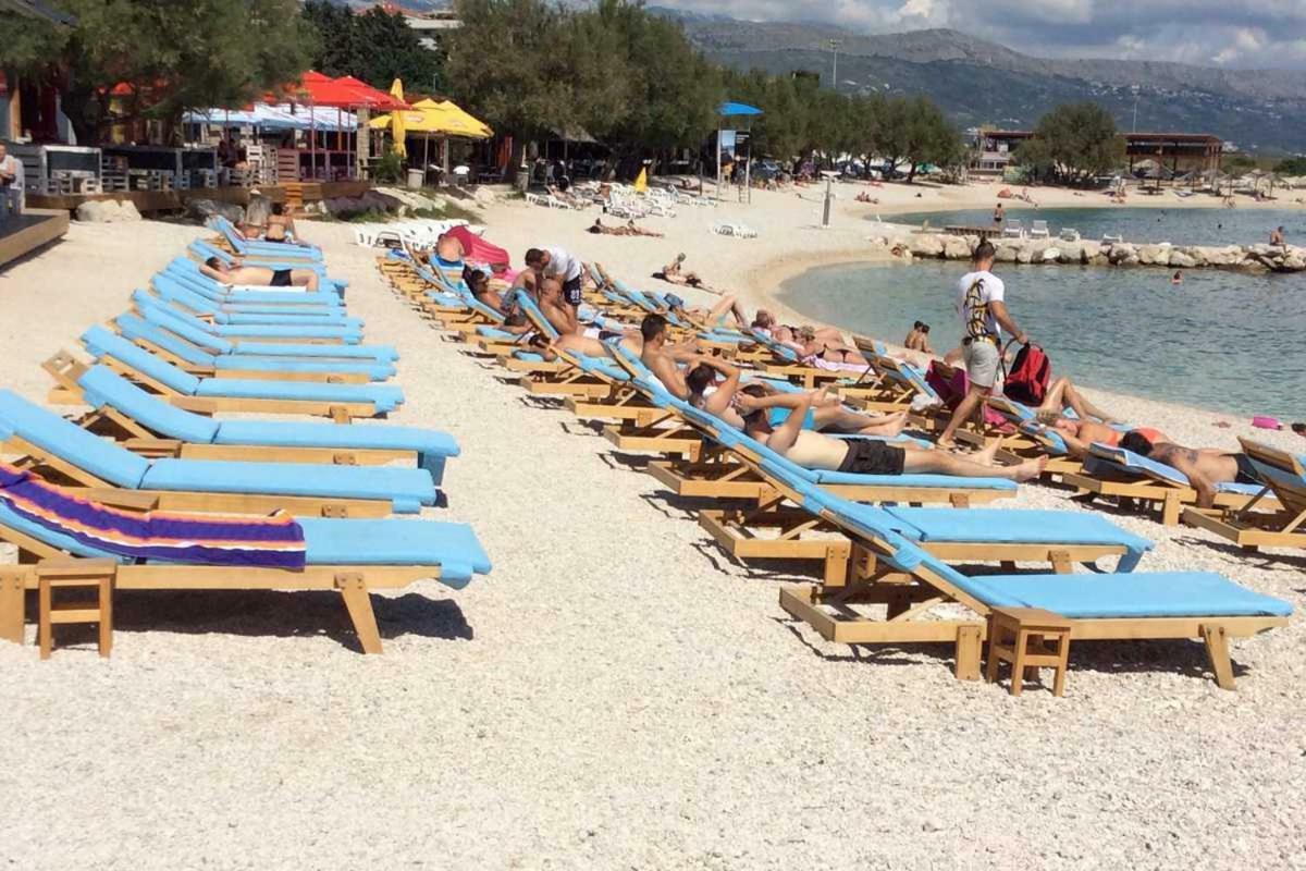 Beach Apartment Lux View Split Bagian luar foto